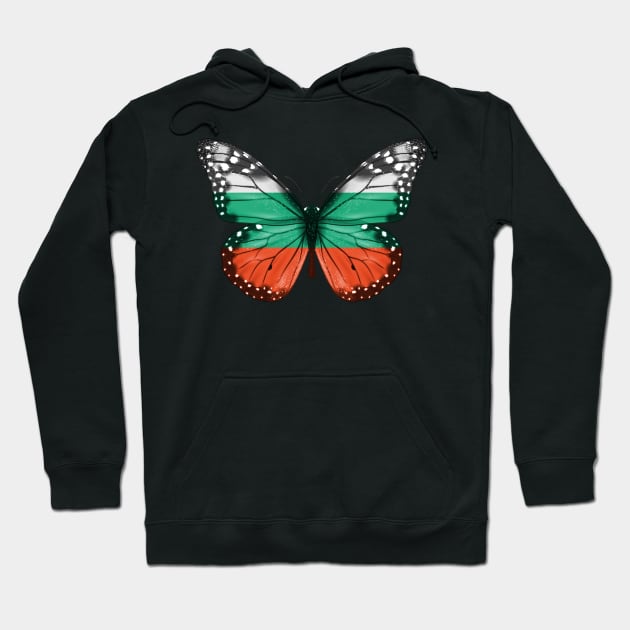 Bulgarian Flag  Butterfly - Gift for Bulgarian From Bulgaria Hoodie by Country Flags